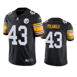 Pittsburgh Steelers Troy Polamalu Black Alternate Limited Jersey