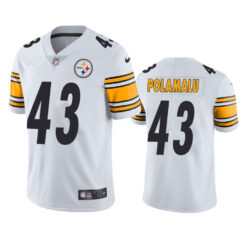 Pittsburgh Steelers Troy Polamalu White Limited Jersey