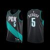 Portland Trail Blazers Anfernee Simons 2022-23 Statement Edition Jersey Red