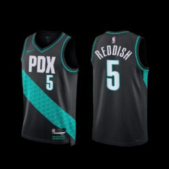 Portland Trail Blazers Cam Reddish 2022-23 Black City Edition Jersey