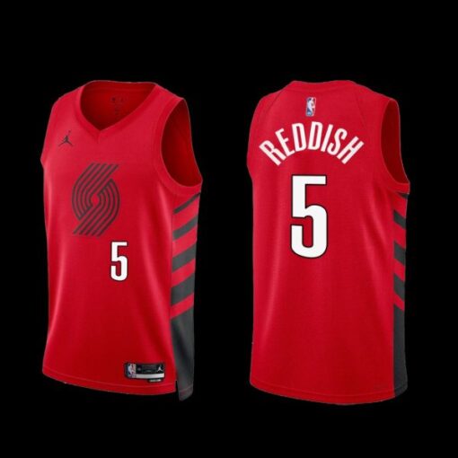 Portland Trail Blazers Cam Reddish 2022-23 Red Statement Edition Jersey