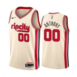 Portland Trail Blazers Carmelo Anthony 2020 Cream City Jersey