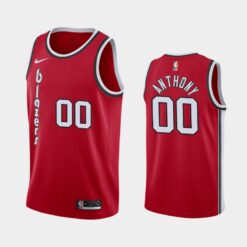 Portland Trail Blazers Carmelo Anthony 2020 Red Classic 50th Season Jersey