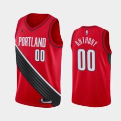 Portland Trail Blazers Carmelo Anthony 2021 Red Statement Jersey