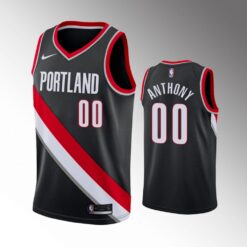 Portland Trail Blazers Carmelo Anthony Black Icon Jersey