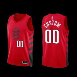 Portland Trail Blazers Custom 2022-23 Statement Edition Jersey Red