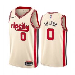 Portland Trail Blazers Damian Lillard 2020 Cream City Jersey