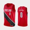 Portland Trail Blazers Damian Lillard 2020 Cream City Jersey
