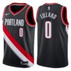 Portland Trail Blazers Damian Lillard Red Retro 50th Anniversary Jersey
