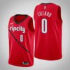 Portland Trail Blazers Damian Lillard Red Retro 50th Anniversary Jersey