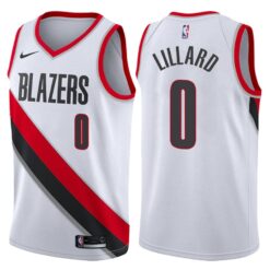 Portland Trail Blazers Damian Lillard White Association Jersey