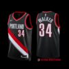 Portland Trail Blazers Jabari Walker 2022-23 Association Edition Jersey White