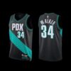 Portland Trail Blazers Jabari Walker 2022-23 Statement Edition Jersey Red