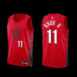 Portland Trail Blazers Kevin Knox II 2022-23 Red Statement Edition Jersey