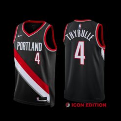 Portland Trail Blazers Matisse Thybulle 2022-23 Icon Edition Jersey Black