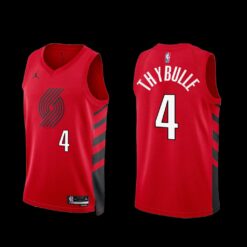 Portland Trail Blazers Matisse Thybulle 2022-23 Red Statement Edition Jersey