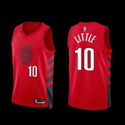 Portland Trail Blazers Nassir Little 2022-23 Statement Edition Jersey Red