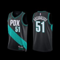 Portland Trail Blazers Ryan Arcidiacono 2022-23 Black City Edition Jersey