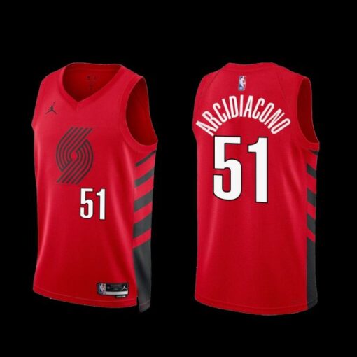 Portland Trail Blazers Ryan Arcidiacono 2022-23 Red Statement Edition Jersey