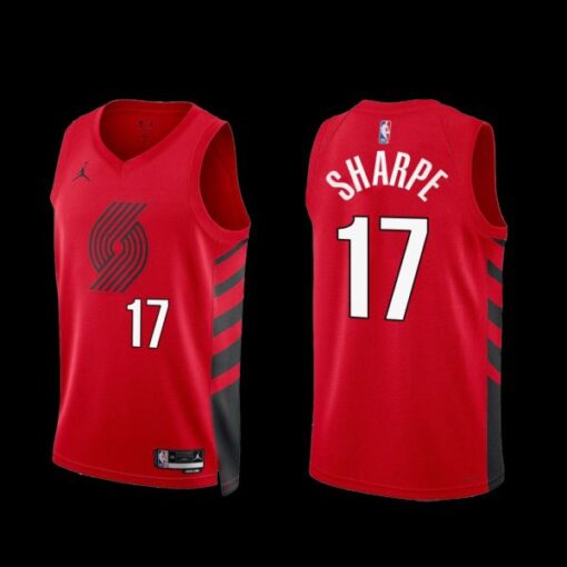 Portland Trail Blazers Shaedon Sharpe 2022-23 Statement Edition Jersey Red