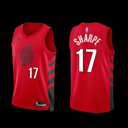 Portland Trail Blazers Shaedon Sharpe 2022-23 Statement Edition Jersey Red