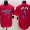Puerto Rico Carlos Correa Red 2023 World Baseball Classic Jersey