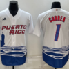 Puerto Rico Carlos Correa Red Gold 2023 World Baseball Classic Jersey