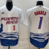 Puerto Rico Duane Underwood Jr. White 2023 World Baseball Classic Jersey