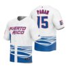 Puerto Rico Emilio Pagan Red 2023 World Baseball Classic Jersey