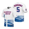 Puerto Rico Emmanuel Rivera White 2023 World Baseball Classic Jersey