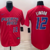 Puerto Rico Francisco Lindor Red Red 2023 World Baseball Classic Jersey