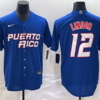 Puerto Rico Francisco Lindor Red Red 2023 World Baseball Classic Jersey