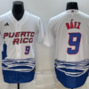 Puerto Rico Javier Baez Royal 2023 World Baseball Classic Jersey