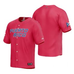 Puerto Rico Red 2023 World Baseball Classic Jersey