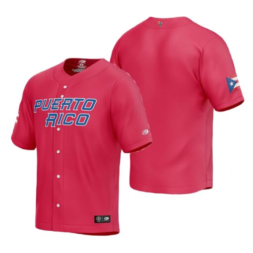 Puerto Rico Red 2023 World Baseball Classic Jersey
