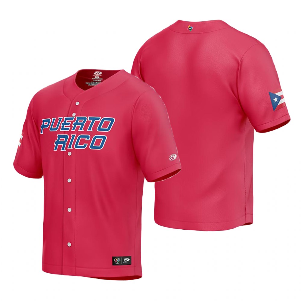 Puerto Rico Red 2023 World Baseball Classic Jersey Puerto Rico Red 2023 World Baseball Classic Jersey