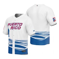 Puerto Rico White 2023 World Baseball Classic Jersey
