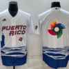 Puerto Rico Vimael Machin White 2023 World Baseball Classic Jersey