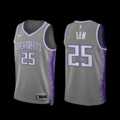 Sacramento Kings Alex Len 2022-23 City Edition Jersey Grey