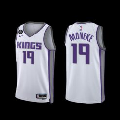 Sacramento Kings Chima Moneke 2022-23 Association Edition Jersey White