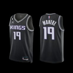 Sacramento Kings Chima Moneke 2022-23 Statement Edition Jersey Black