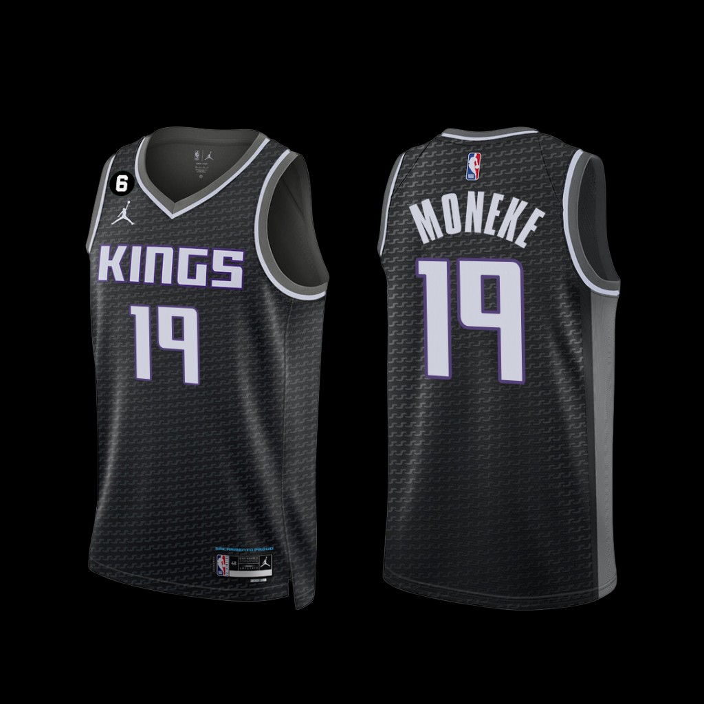 Sacramento Kings Chima Moneke 2022-23 Statement Edition Jersey Black Sacramento Kings Chima Moneke 2022-23 Statement Edition Jersey Black