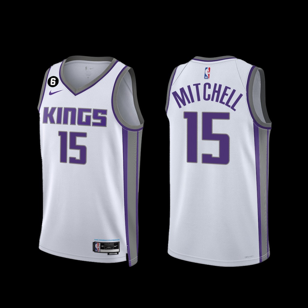 Sacramento Kings Davion Mitchell 2022-23 Association Edition Jersey White Sacramento Kings Davion Mitchell 2022-23 Association Edition Jersey White