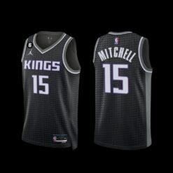 Sacramento Kings Davion Mitchell 2022-23 Statement Edition Jersey Black