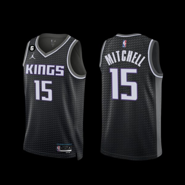 Sacramento Kings Davion Mitchell 2022-23 Statement Edition Jersey Black Sacramento Kings Davion Mitchell 2022-23 Statement Edition Jersey Black