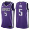 Sacramento Kings De’Aaron Fox White Association Jersey