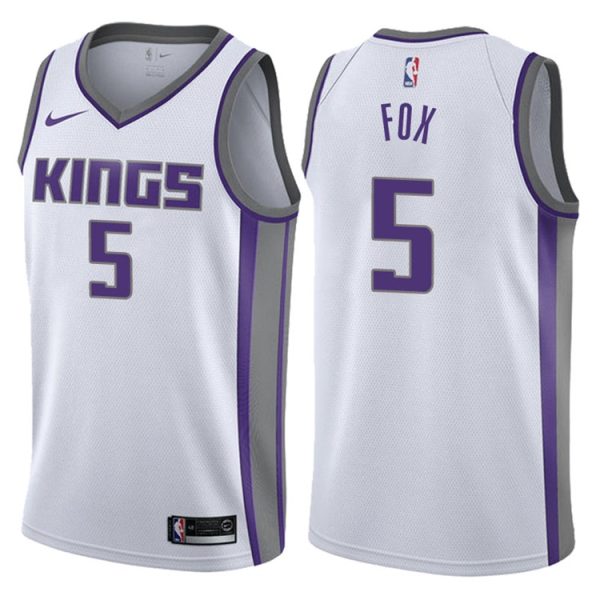 Sacramento Kings De'Aaron Fox White Association Jersey Sacramento Kings De'Aaron Fox White Association Jersey