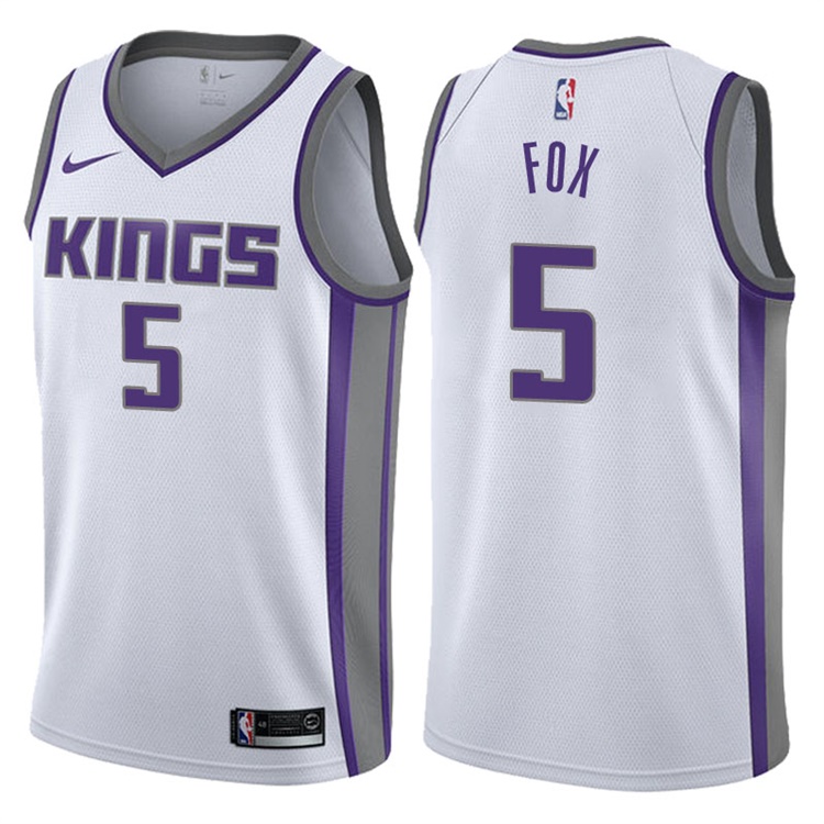 Sacramento Kings De'Aaron Fox White Association Jersey Sacramento Kings De'Aaron Fox White Association Jersey