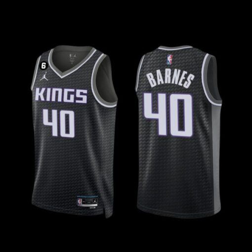 Sacramento Kings Harrison Barnes 2022-23 Statement Edition Jersey Black