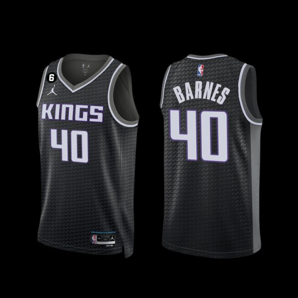 Sacramento Kings Harrison Barnes 2022-23 Statement Edition Jersey Black Sacramento Kings Harrison Barnes 2022-23 Statement Edition Jersey Black